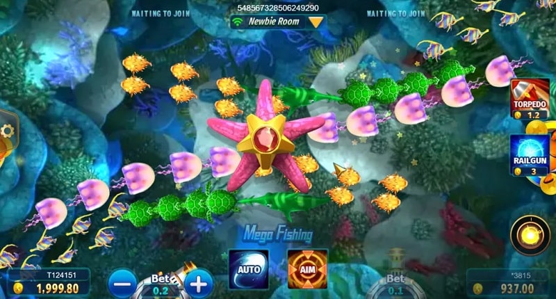 Mega fish shooting game